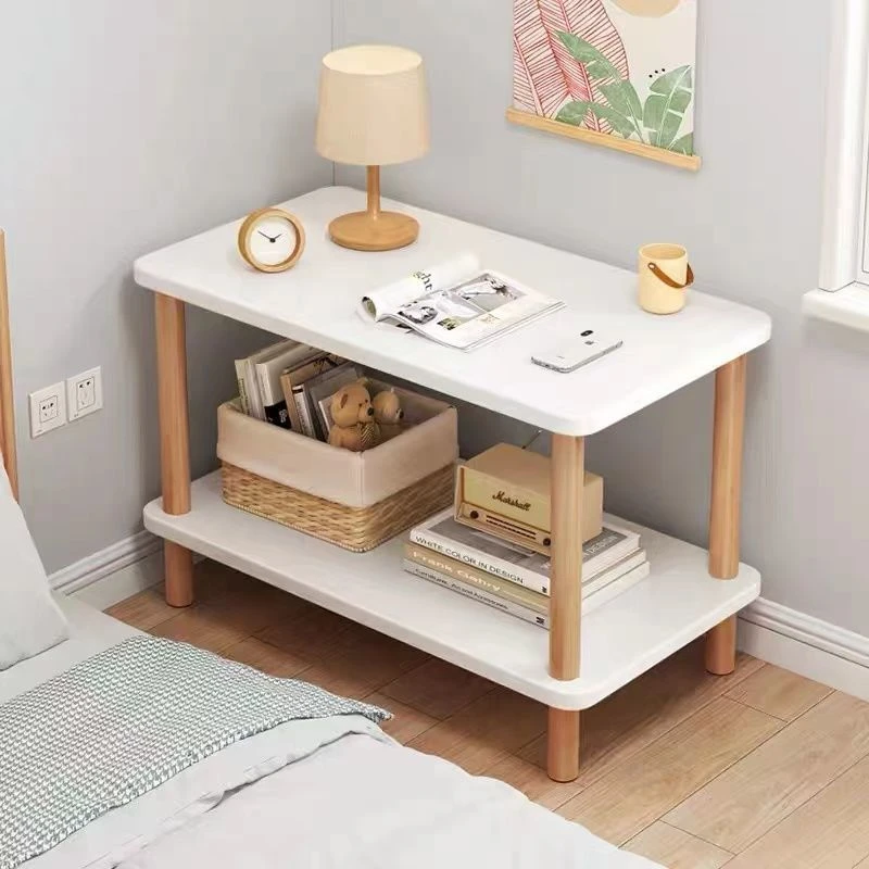 双层小边几沙发简约小户型小桌子客厅迷你置物架简易方桌卧室茶几