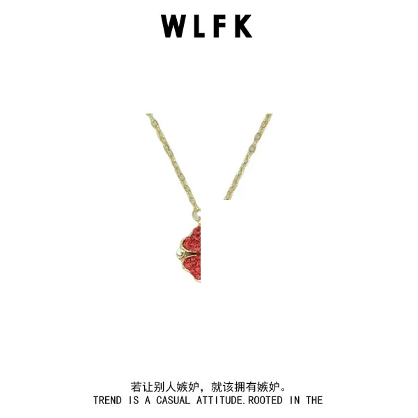 钛钢项链 经典百变四叶草一链两戴气质轻奢时尚百搭金色DWZX00600