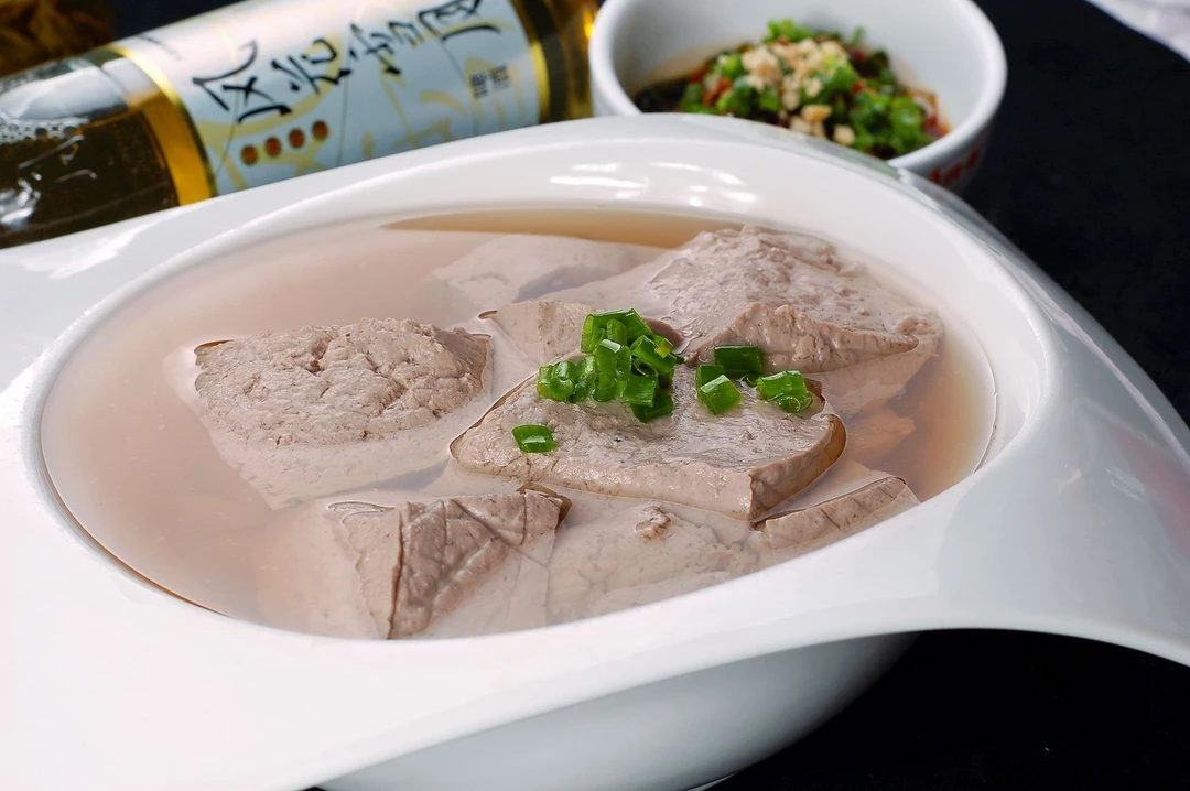 黑豆花500克配肉蘸水➕素蘸水（冷）