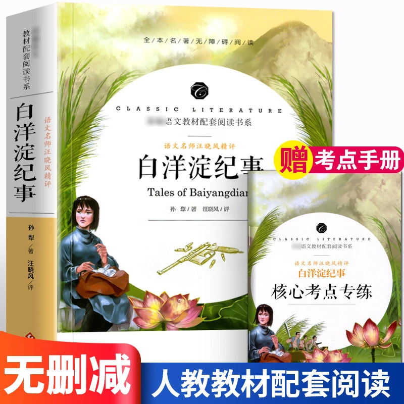正版 白洋淀纪事原著无删减初中七年级上册课外阅读