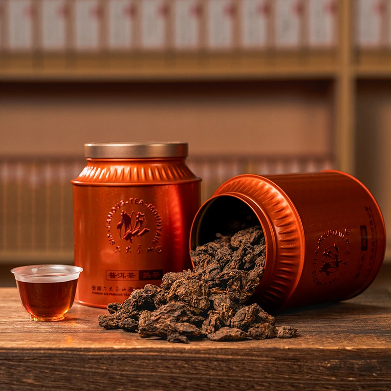 【六大茶山】寒夜茶当酒.陈韵老茶头普洱茶 （熟茶）300g
