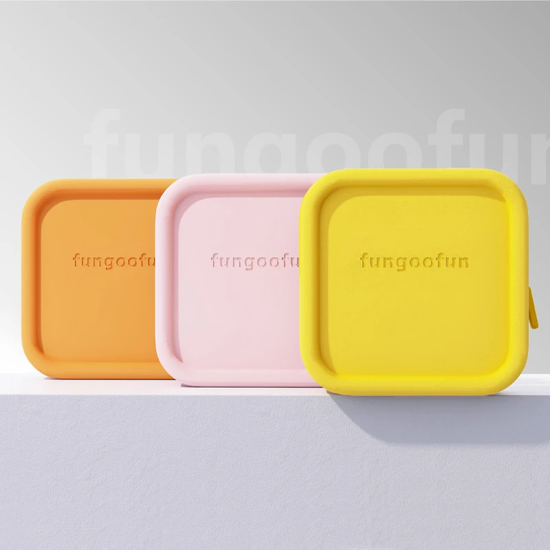 fungoofun梵高范EVA时尚便携式方糖收纳零钱包收纳化妆包