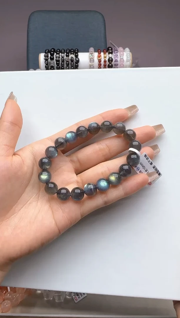 【闪购商品】拉长石手串未镶嵌 拉长石10mm+