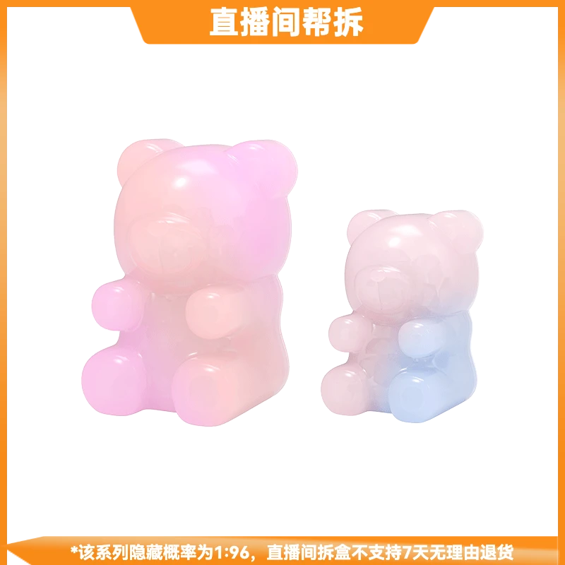 【拆盒】缤纷糖果巧克力熊萌粒系列潮流玩具盲盒