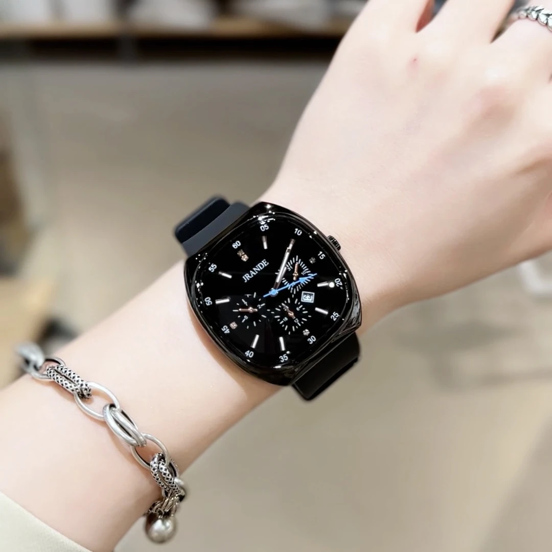 【升级高配版】歌浪迪休闲夜光手表 防水日历腕表百搭情侣H9350L-S商品图