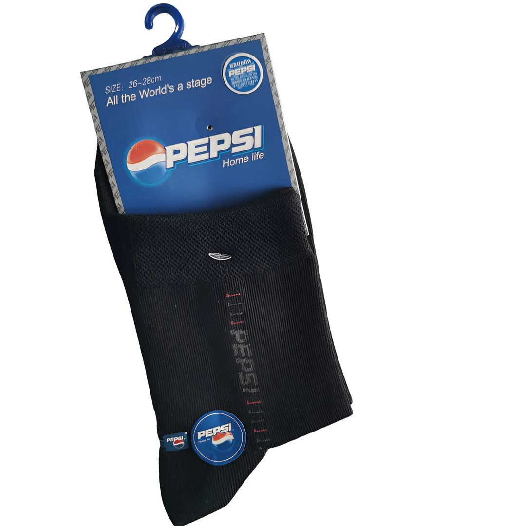 百事1062、3434（5双装）男士印花字母图案休闲商务男袜四季袜