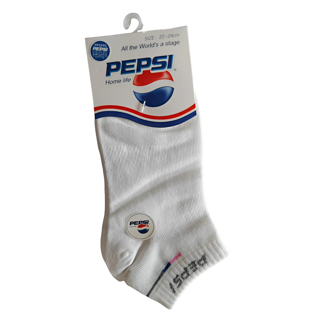 百事4015、4016（10双装）高能高女士精梳棉印花字母运动袜船袜低帮