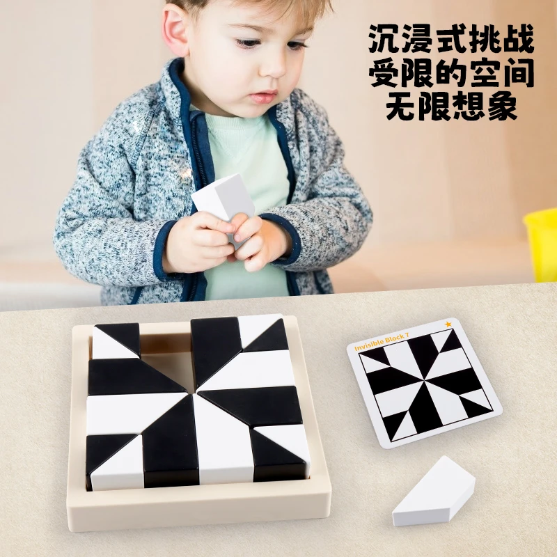 【暑假特惠学霸推荐】隐藏积木拼图玩具提升孩子逻辑思维能力开发脑