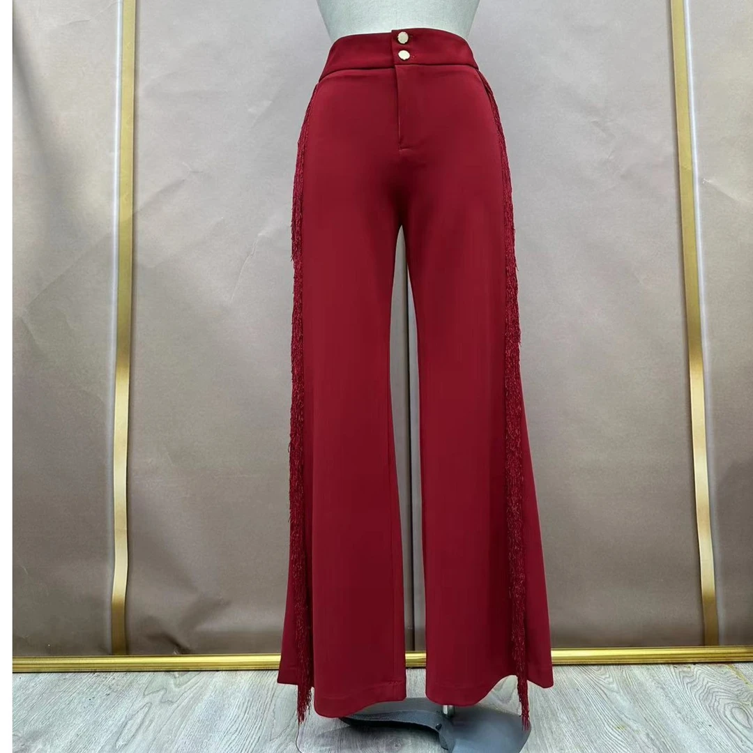 欢舞阁B0130吉特巴摩登舞裤拉丁广场舞裤练习舞服比赛服女士显瘦