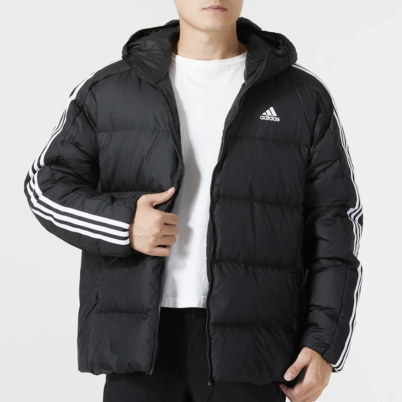 【澄子专属】阿迪达斯连帽羽绒服男2023新款防风户外保暖外套HZ4429