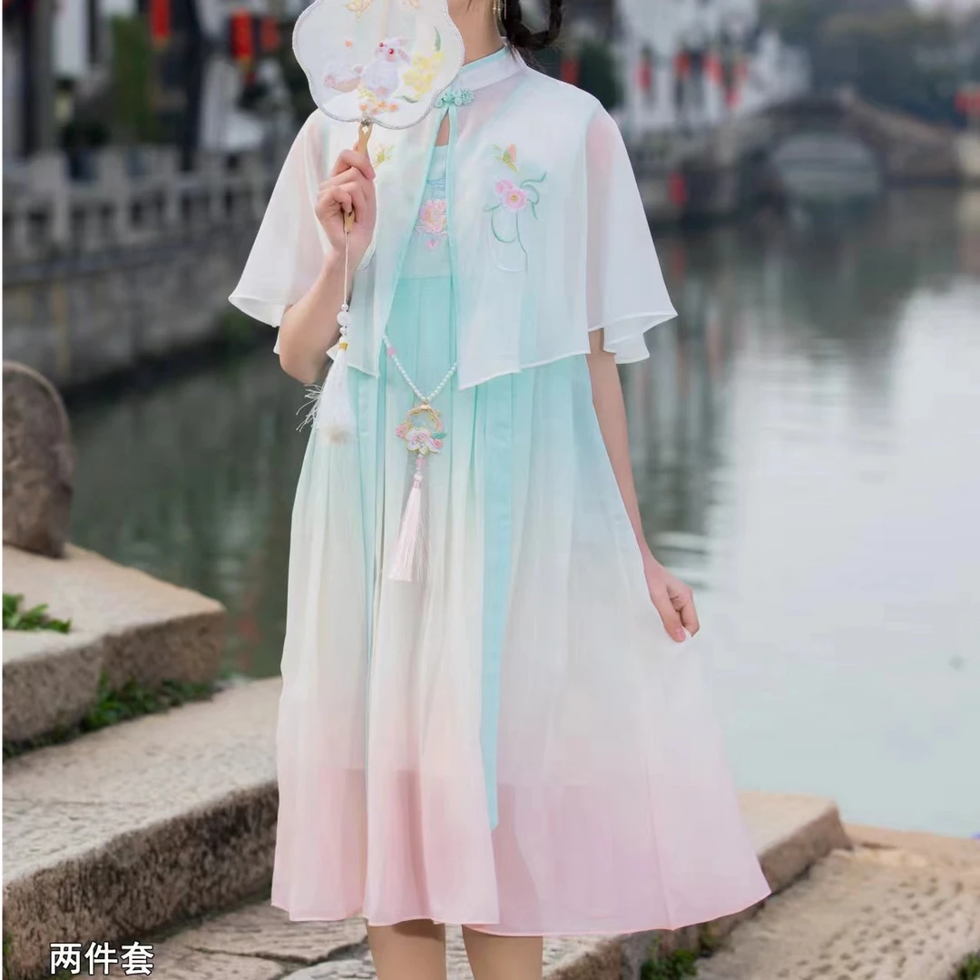 夏季新款女大童汉服马面裙小赢迪24-13