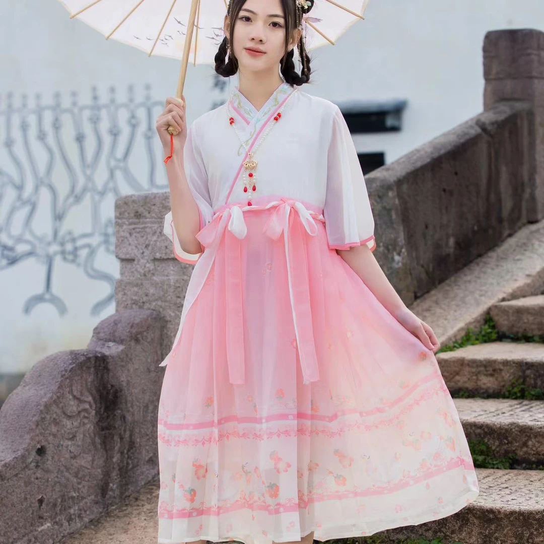 夏季新款女大童汉服马面裙小赢迪24-21