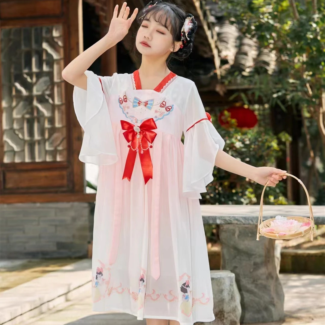 夏季新款女大童汉服马面裙飞翔24-09