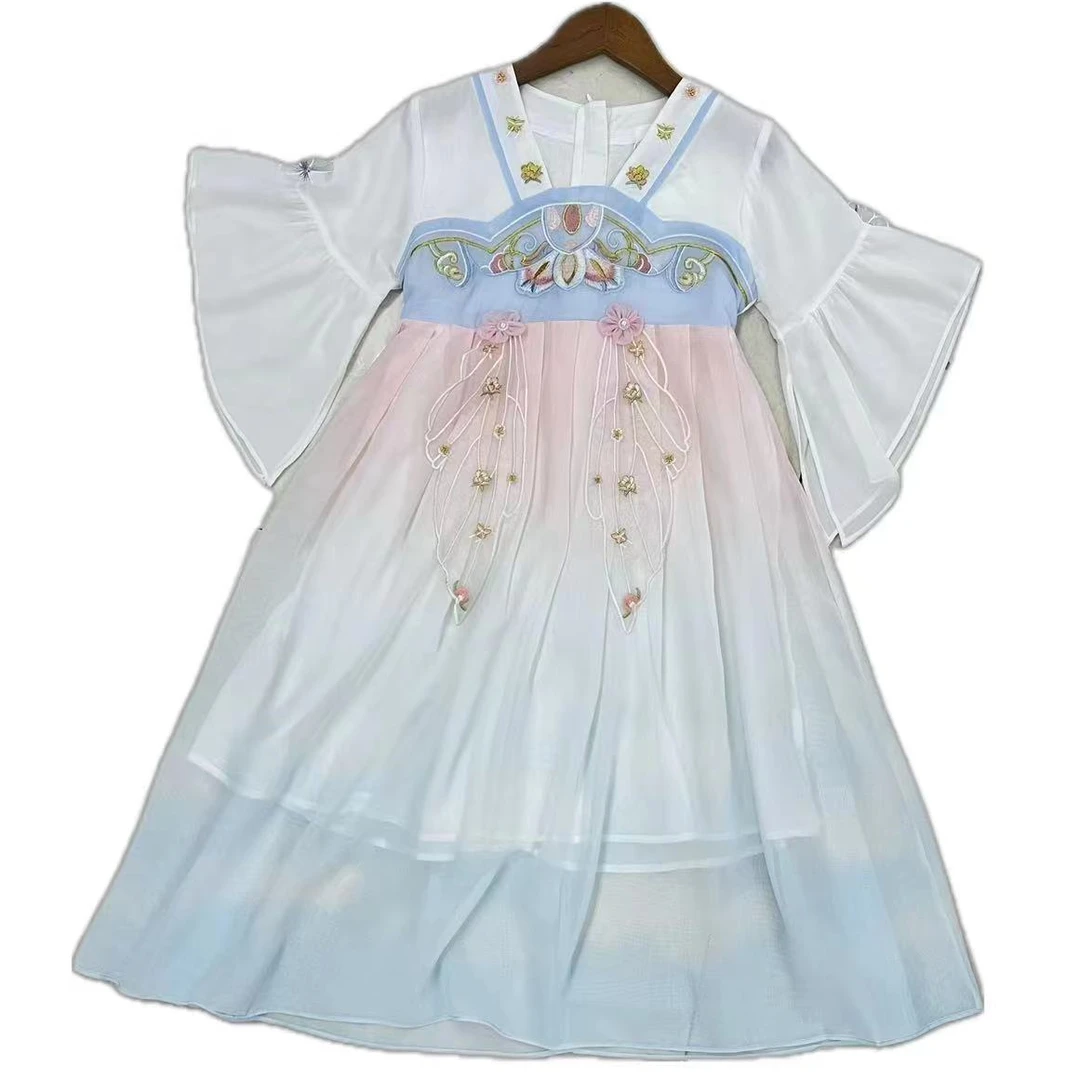 夏季新款女大童汉服马面裙小赢迪23-31