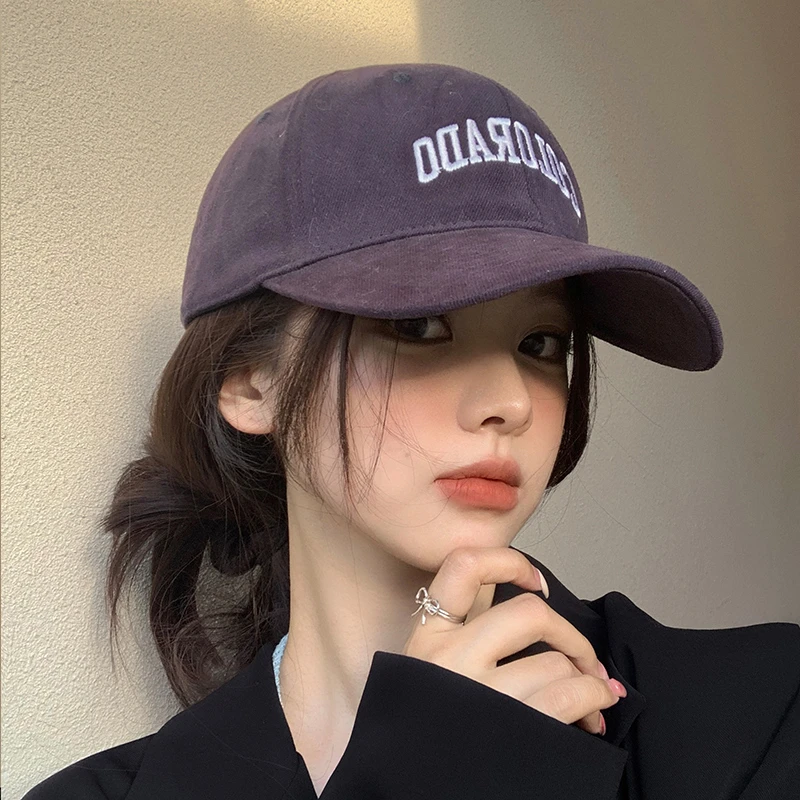 棒球帽女2025新款加宽檐大头围鸭舌帽加大加深显脸小韩版百搭帽子