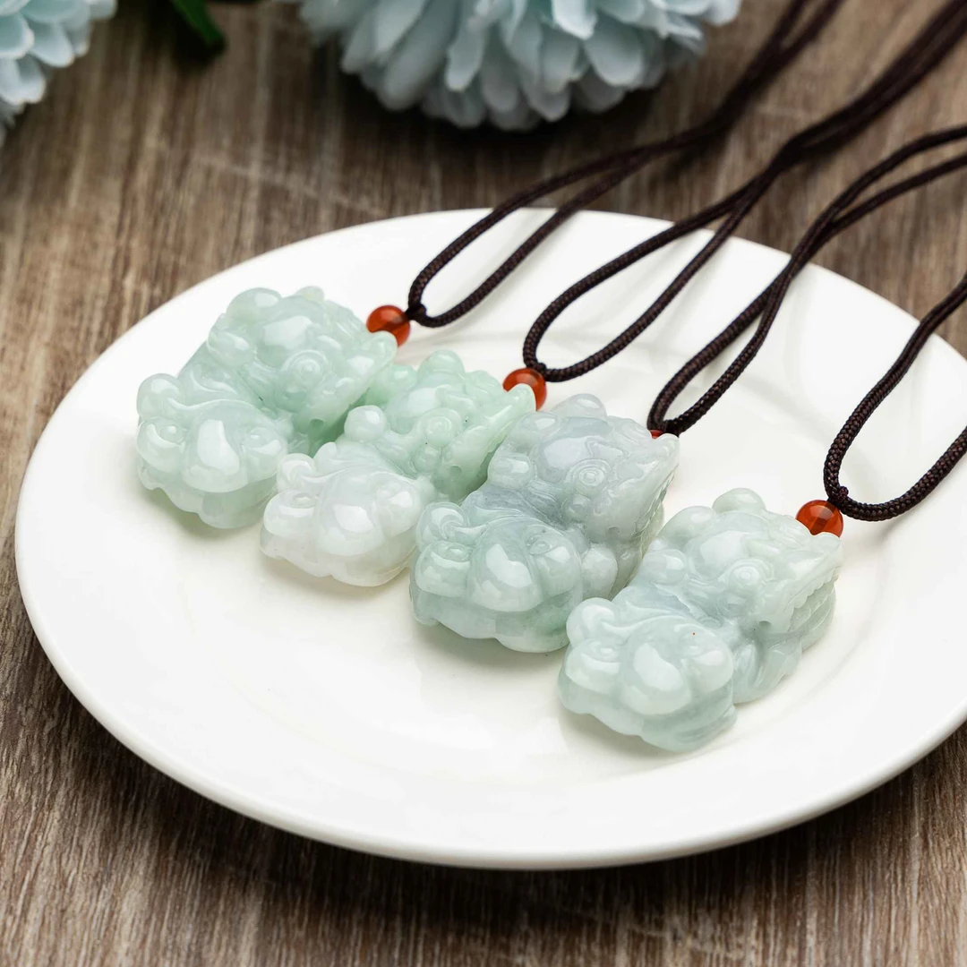 【小蕊寻翠】翡翠霸王貔貅多样性发其一XR-7485|CGJ14