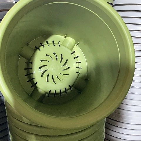 树脂四季盆5号无拖果绿2个