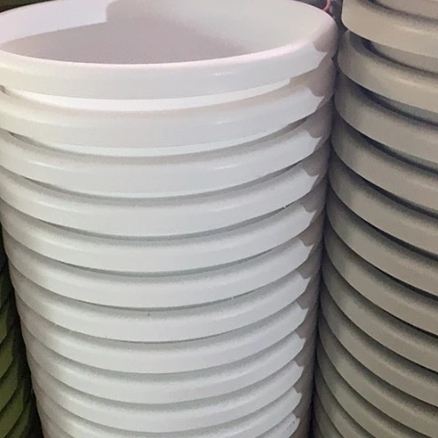 树脂300CM及以上四季盆7号无拖纯白3个