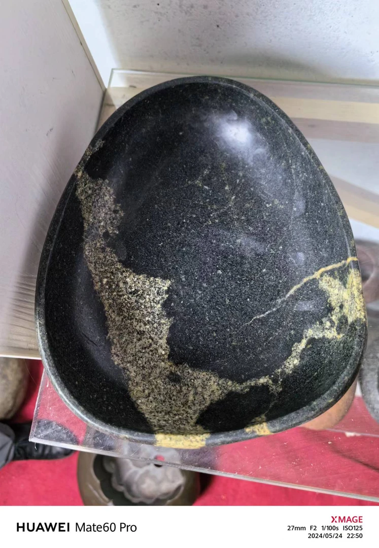 【奇石坊】粉丝福利天然鹅卵石烟灰缸纯手工下单随机发货