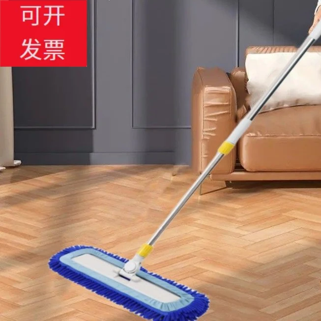 加长款雪尼尔拖地平板拖把家用木地板瓷砖大号拖布干湿两用吸保洁