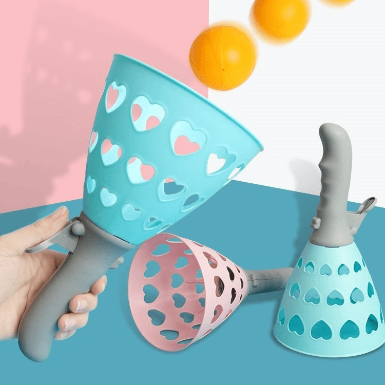 亲子互动儿童玩具男孩女孩益智趣味弹力抛接球双人弹射对接球F16