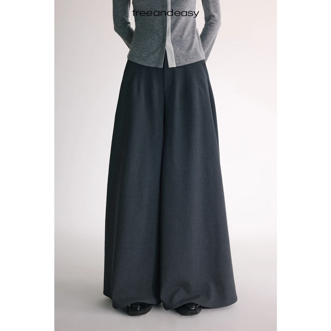 FAEfreeandeasy两幅面孔 不是裙但是裤 K44059