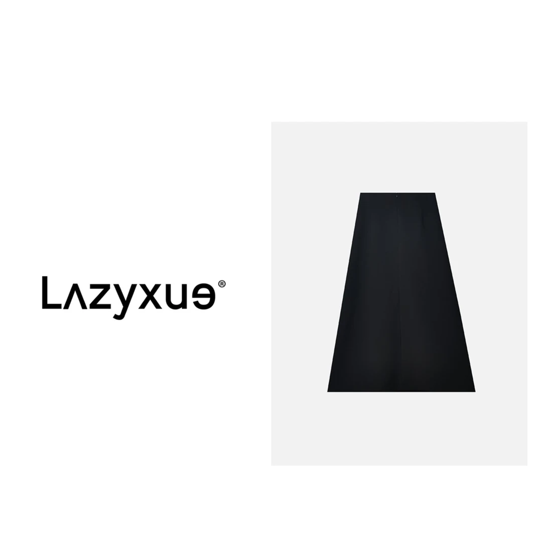 LAZYXUE2023春夏新款简约百搭中长款包臀裙职业OL一步裙 V1031