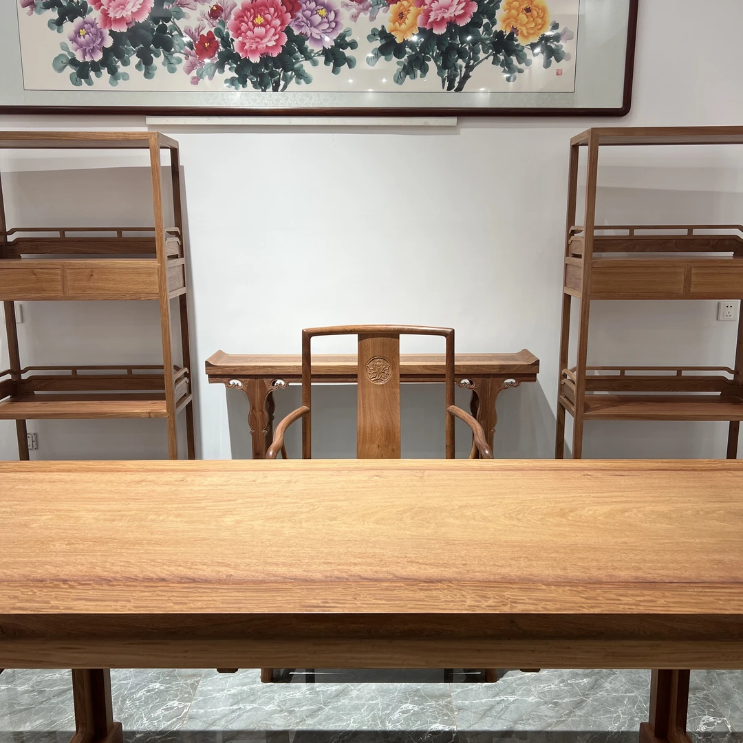 茶室书房中式缅花搭配案例