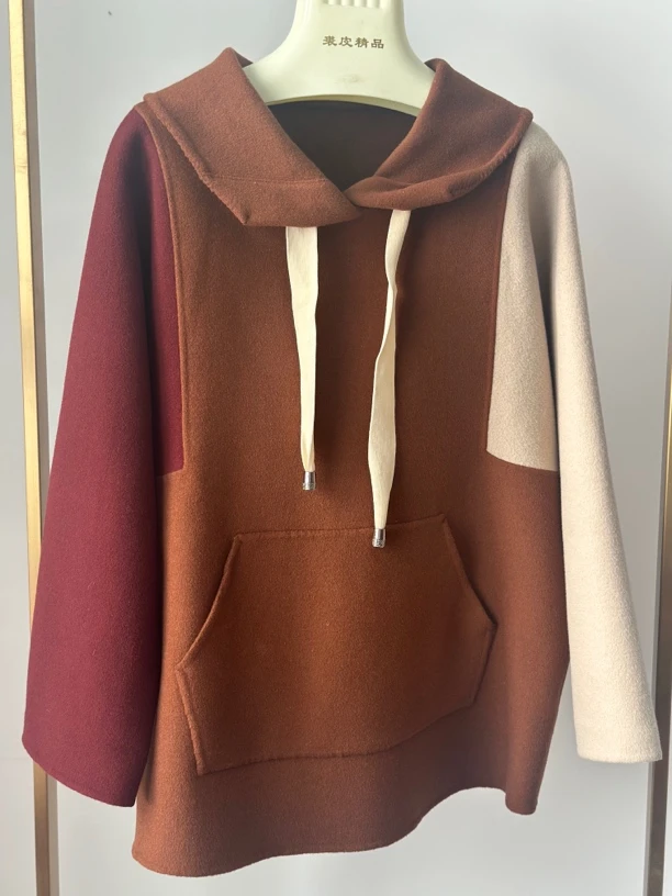 卫衣女宽松型短款百搭秋冬时尚宽松