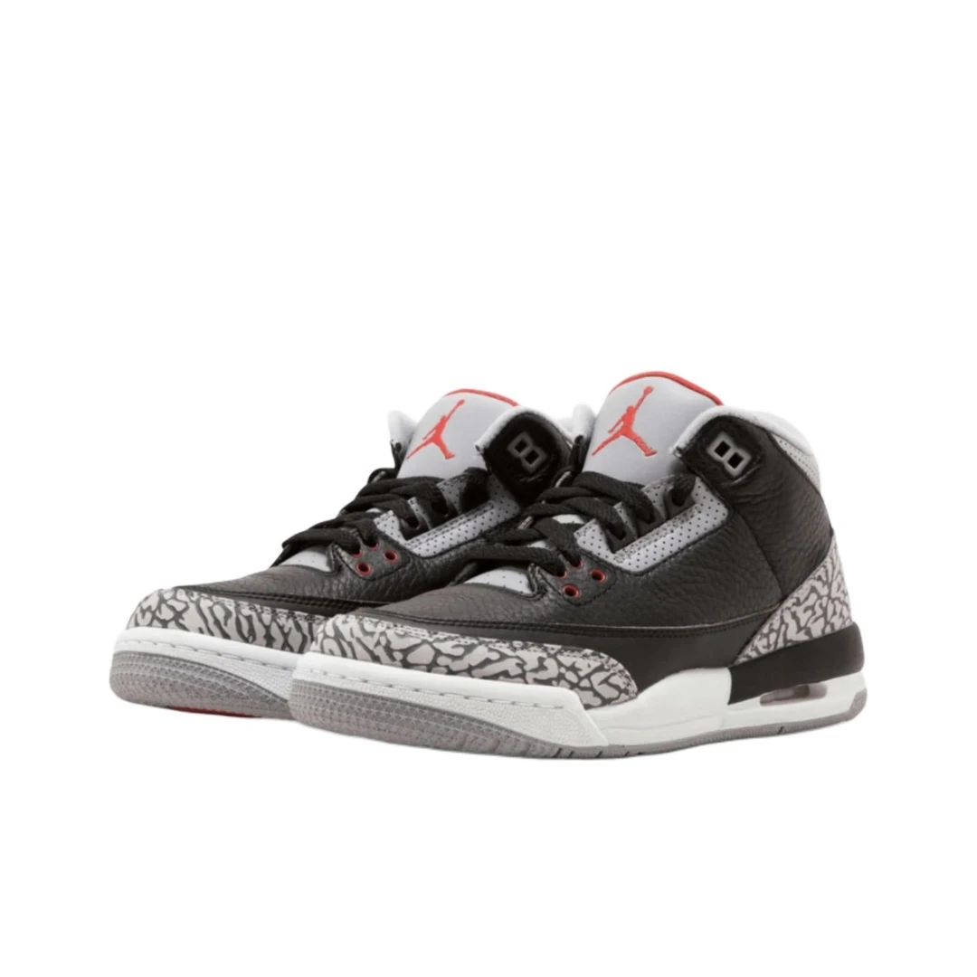 AIR JORDAN 3 GS “黑水泥”复古篮球鞋 时尚百搭 DM0967010