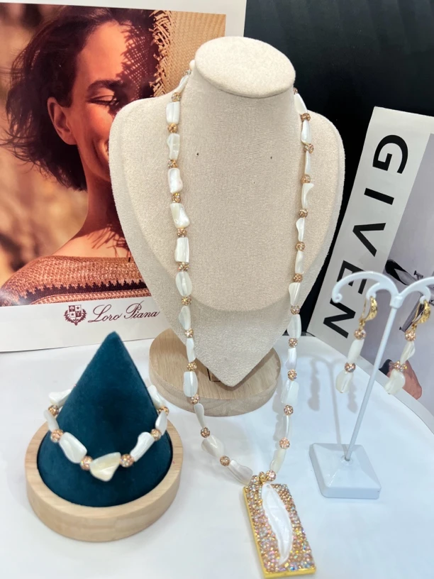 铜合金项链 百搭款时尚3件套