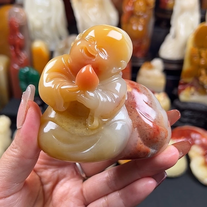 寿山石老性芙蓉石
