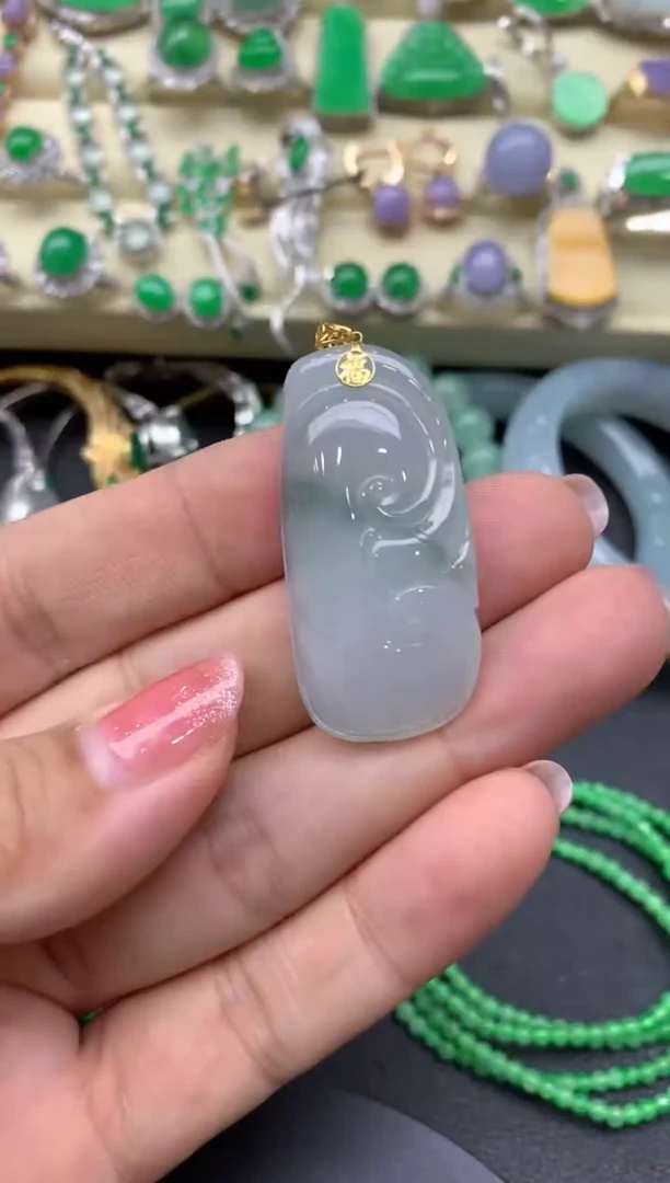 【闪购商品】翡翠颈饰18K金镶嵌311-中国好珍宝