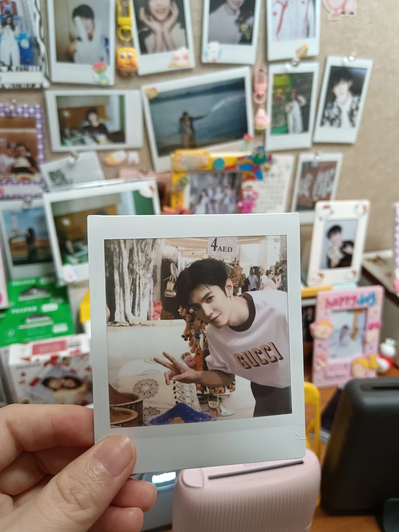 拍立得4寸方形相纸打印爱豆个人明星定制照片