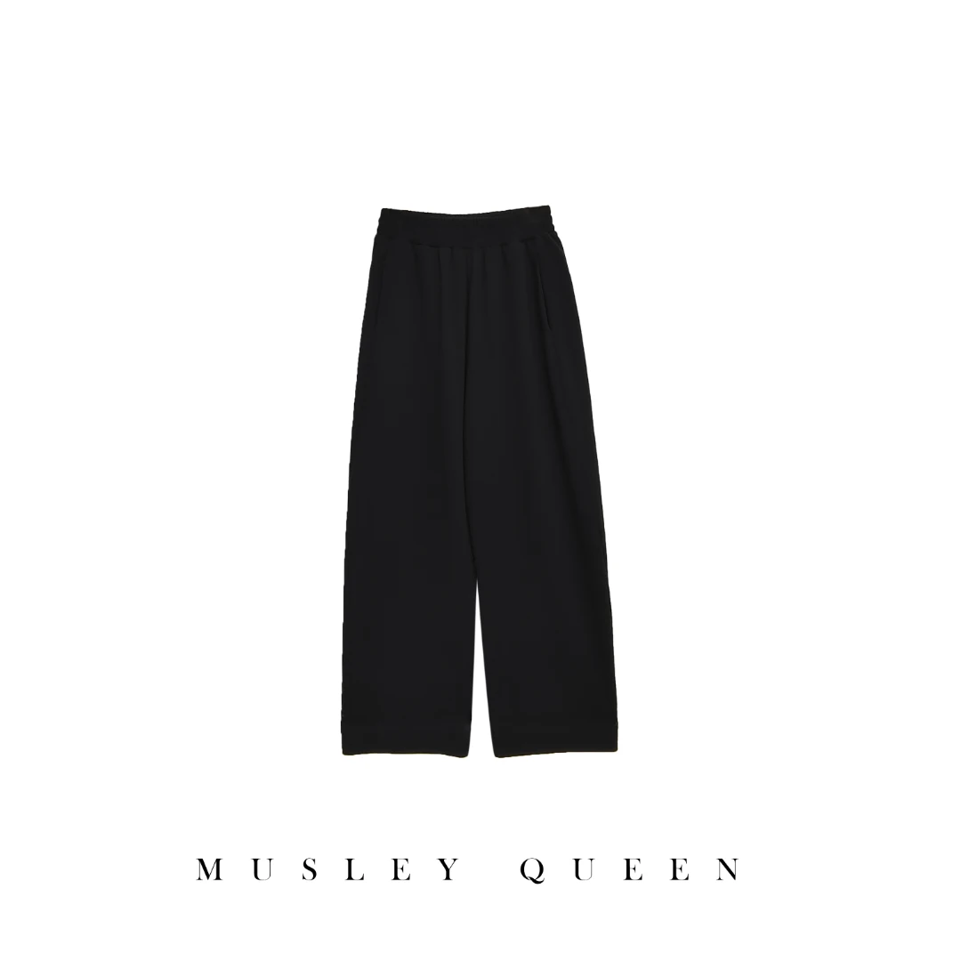 Musly Queen轻奢简约时尚百搭休闲直筒裤YM44-KZ03