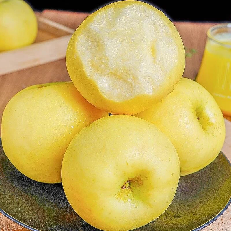 【维纳斯黄苹果】黄苹果（箱/带箱5-5.5斤）单箱10-12颗装