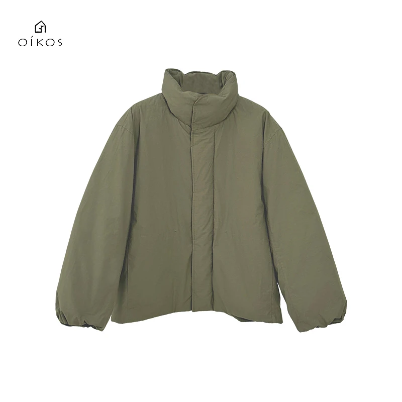 OIKOS羽绒服时尚休闲百搭宽松保暖冬季5H40M9012