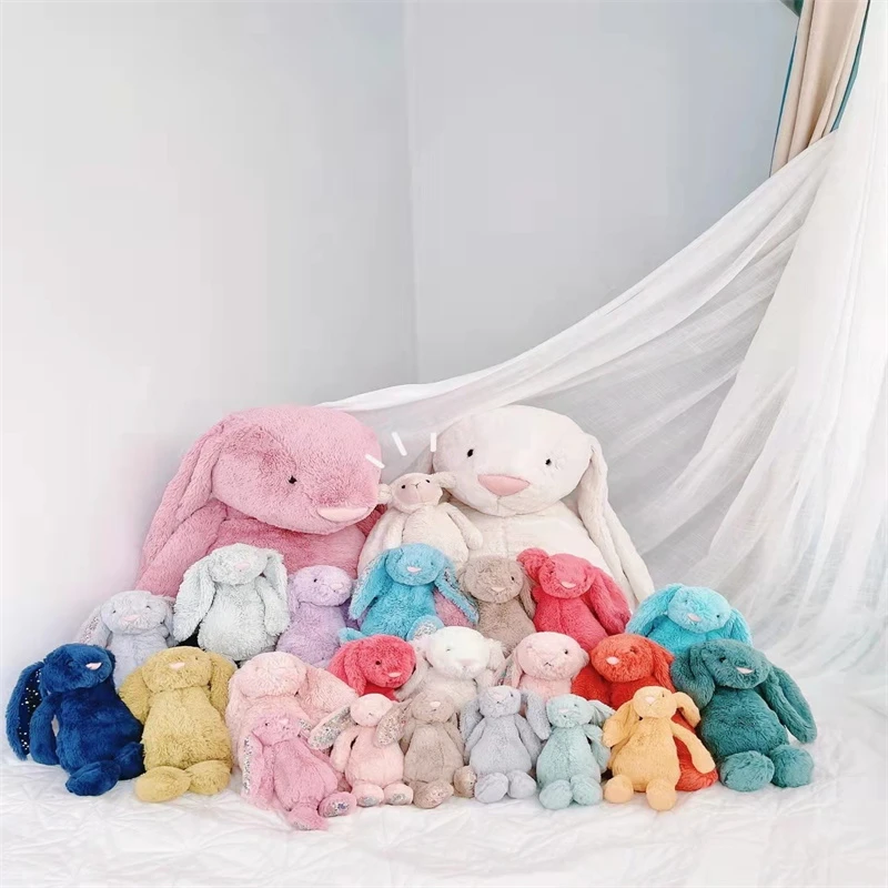 【现货】英国jELLYCAT邦尼兔经典害羞系列蓝色儿童毛绒玩偶可爱娃娃