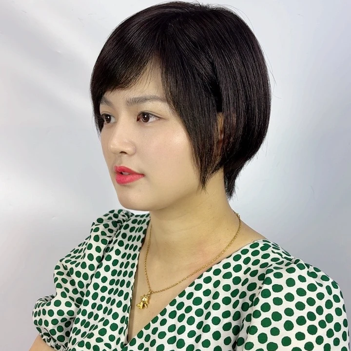 黛妮雅全真发知性干练款假发