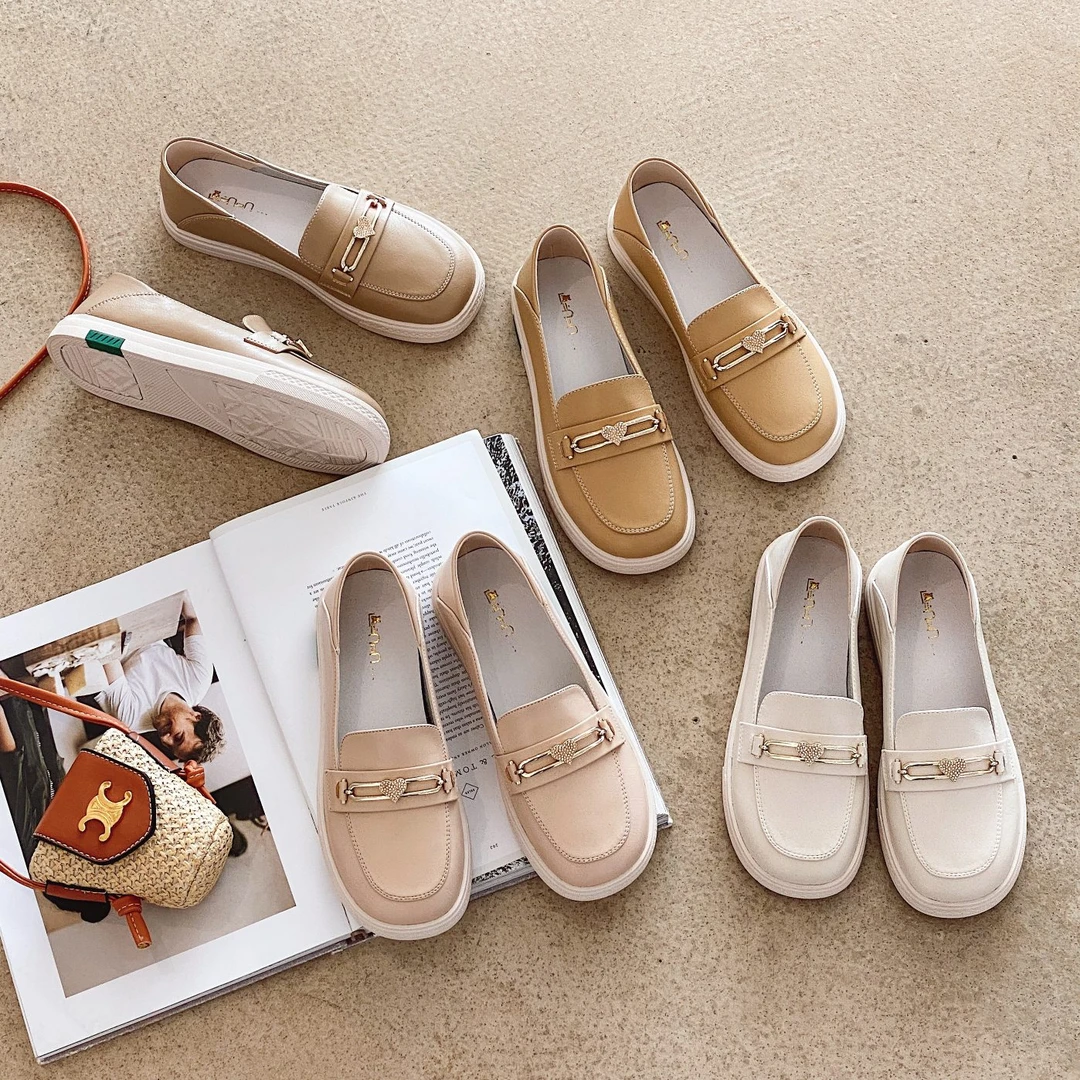 9188-2（福利～) 软底软面水钻心桃好穿好搭玛丽珍单鞋