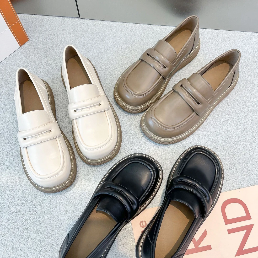 501-2（福利～) 学院风柔软乐福鞋