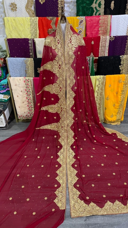 印度六米刺绣全新纱丽 礼服长款春夏影楼