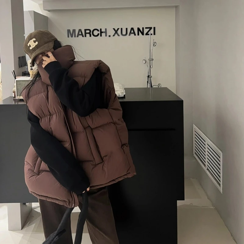 羽绒马甲女款外穿百搭秋冬款2025年新款马夹时尚爆款特别洋气马夹