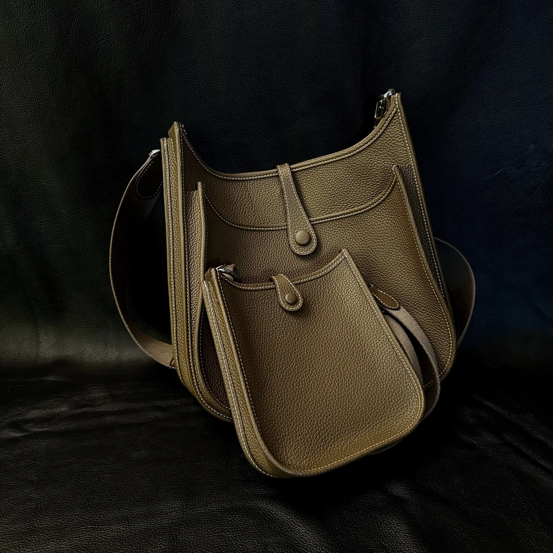 全手缝全蜡线小伊芙大马tc牛皮16尺寸小包包意大利单间包斜挎时尚