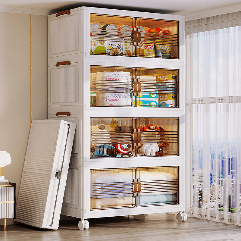 【大号59面宽】轻奢收纳柜双开门置物柜床头柜儿童用品收纳移动书柜