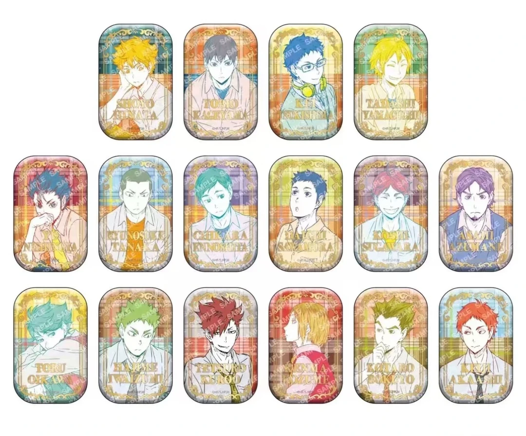 （盲盒拆袋）排球少年 烫金方一弹盲盒 平拆 默认代拆