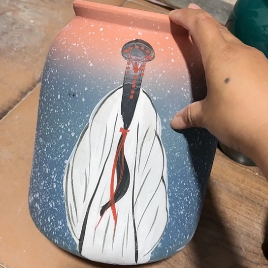 罐景德镇默认微瑕有孔18-41