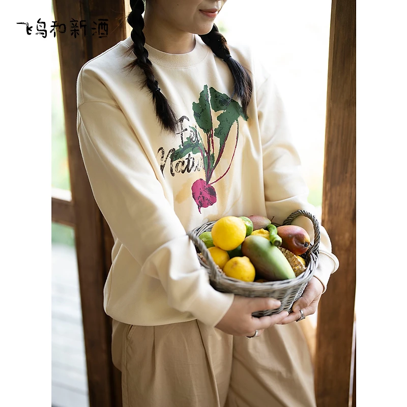 商场同款飞鸟和新酒2025秋季新款短款休闲运动卫衣女FZ35010006