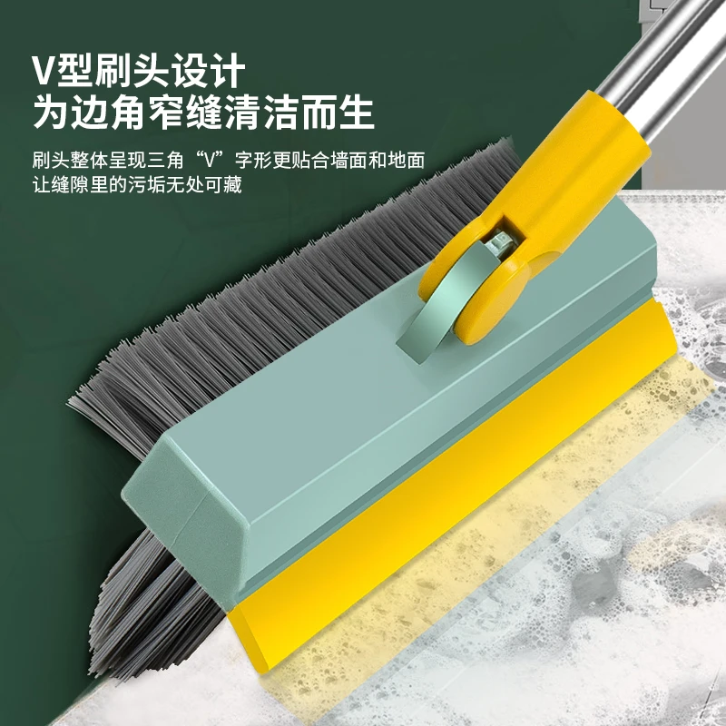 卫生间瓷砖地板刷缝隙刷厕所硬毛三合一地板刷家用浴室清洁无死角