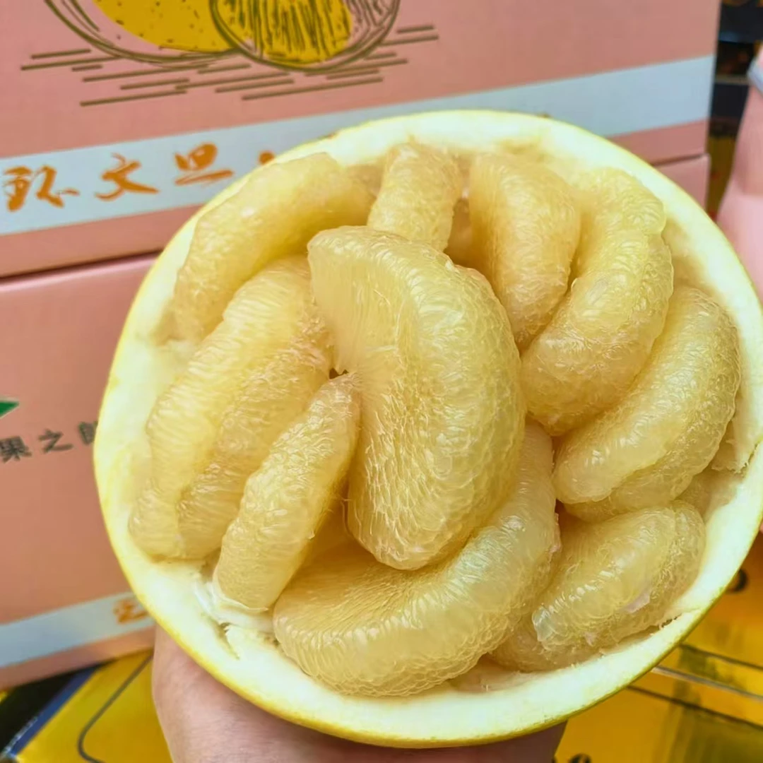 【妃柚记】文旦柚 4颗装礼盒 出了名的肉细水分足还甜